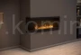 SIMPLE fire CORNER 1200 lewy Biokominek do zabudowy narożny, aranżacja