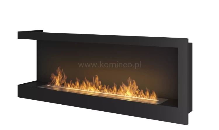 SIMPLE fire CORNER 1200 lewy Biokominek do zabudowy narożny