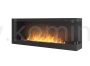 SIMPLE fire CORNER 1200 prawy Biokominek do zabudowy narożny z szybami