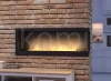 SIMPLE fire CORNER 1200 prawy Biokominek do zabudowy narożny z szybami, aranżacja