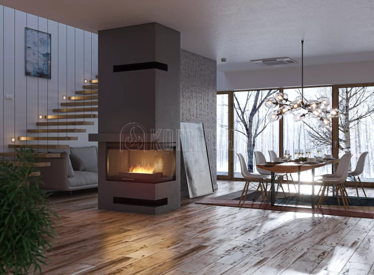 Biokominek SIMPLE fire SIMPLEBOX 600 aranżacja