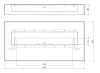 Biokominek SIMPLE fire SIMPLEBOX 600 schemat