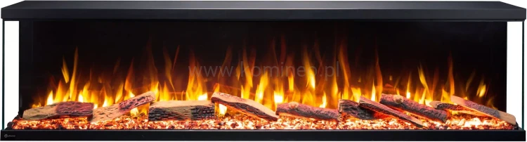 Kominek elektryczny trójstronny AFLAMO UNIQUE NH (bez grzania)