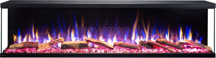 Kominek elektryczny trójstronny AFLAMO UNIQUE NH (bez grzania)