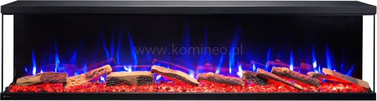 Kominek elektryczny trójstronny AFLAMO UNIQUE NH (bez grzania)