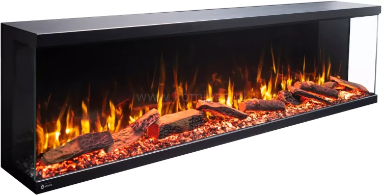 Kominek elektryczny trójstronny AFLAMO UNIQUE NH (bez grzania)