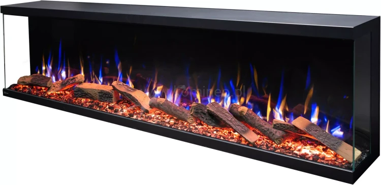 Kominek elektryczny trójstronny AFLAMO UNIQUE NH (bez grzania)