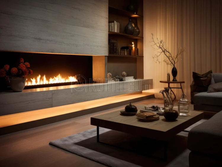 Biopalenisko INFIRE PALNIK BLACK BURNER 1200 aranżacja