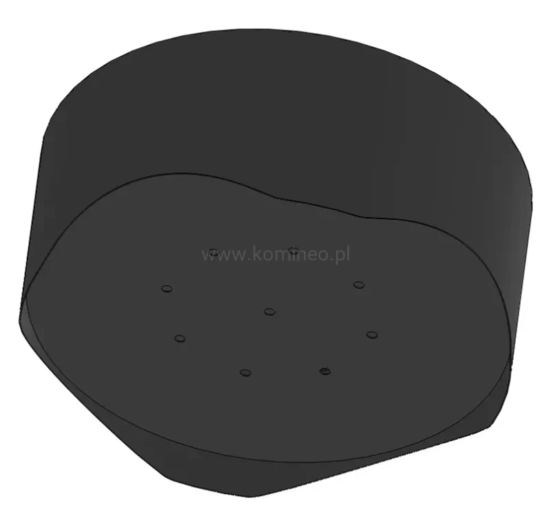 Palenisko ogrodowe INGARDEN BLACK ROUND 700