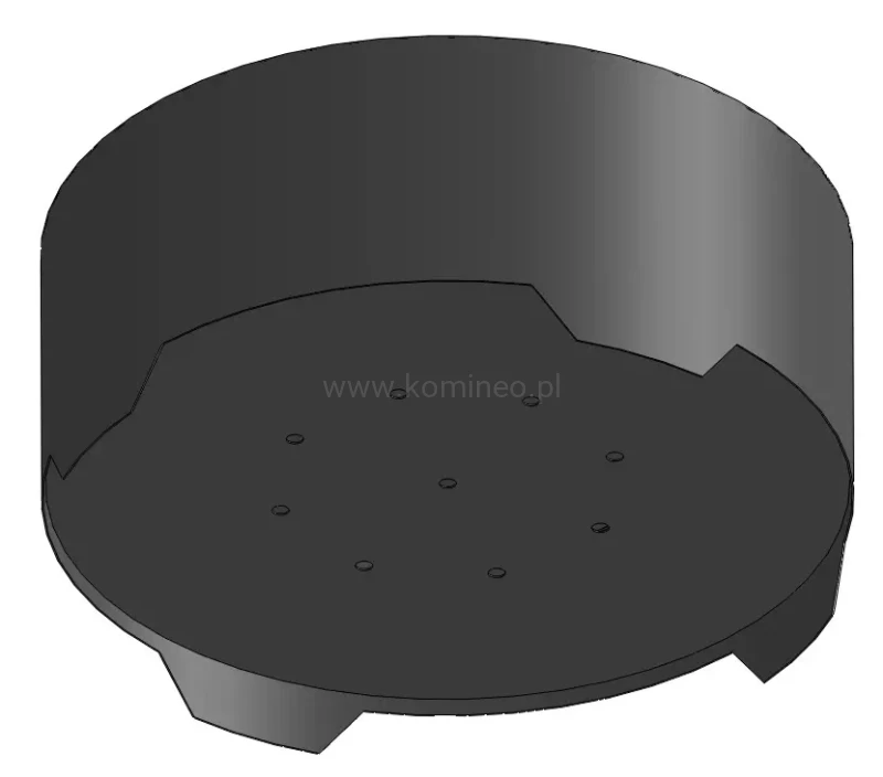 Palenisko ogrodowe INGARDEN BLACK ROUND 700