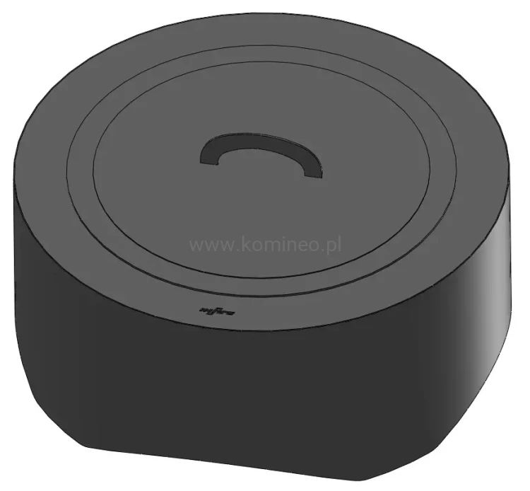 Palenisko ogrodowe INGARDEN BLACK ROUND 700