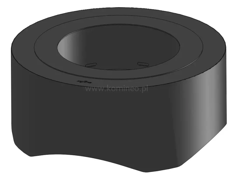 Palenisko ogrodowe INGARDEN BLACK ROUND 700