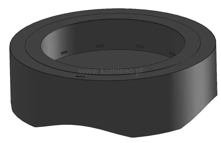 Palenisko ogrodowe INGARDEN BLACK ROUND 1000