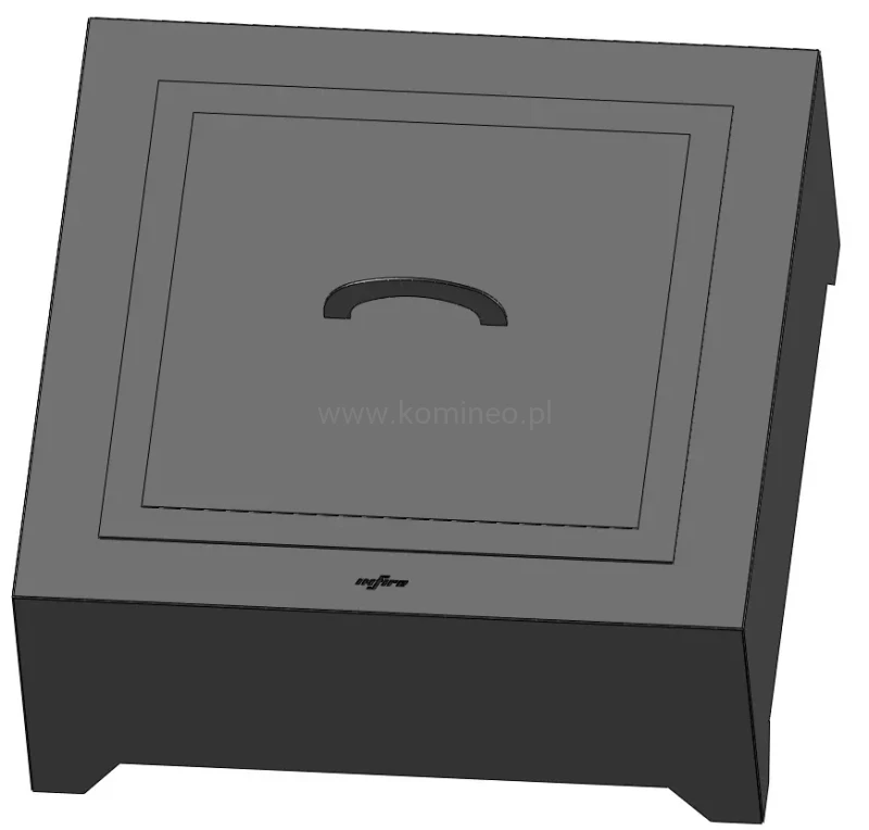 Palenisko ogrodowe INGARDEN BLACK SQUARE 700