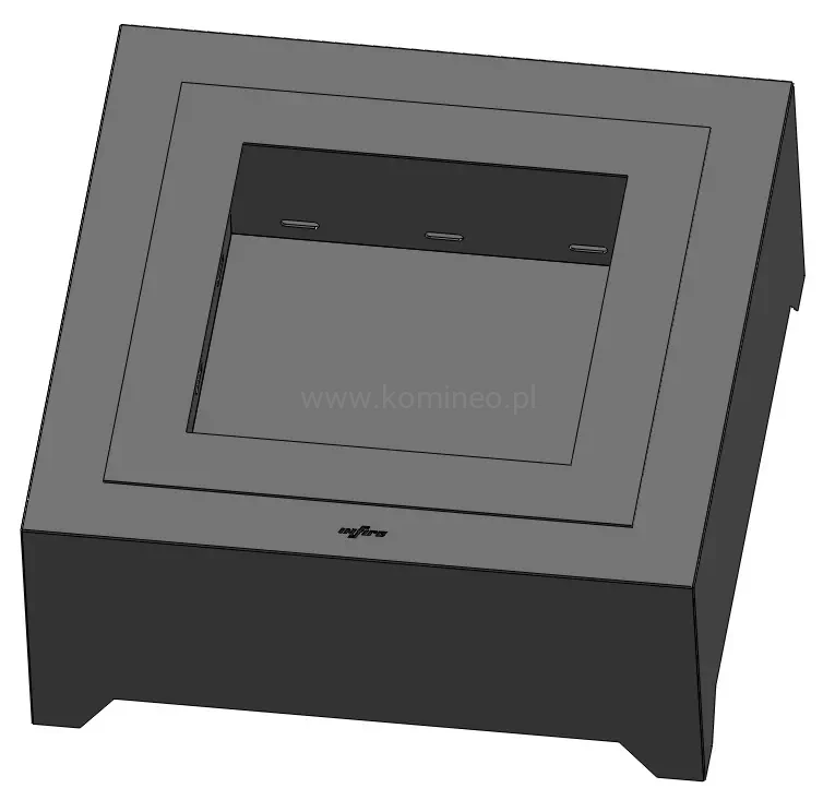 Palenisko ogrodowe INGARDEN BLACK SQUARE 700