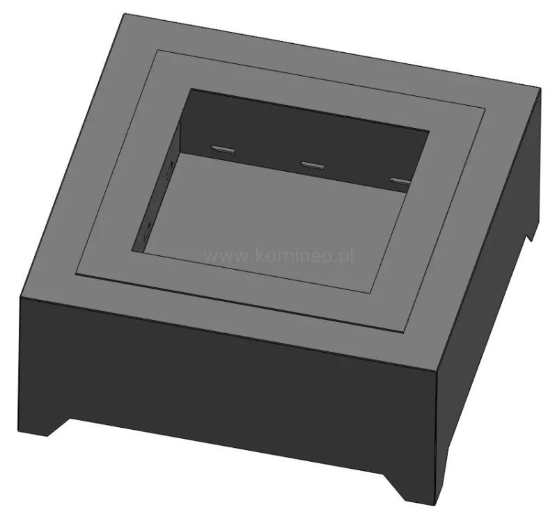 Palenisko ogrodowe INGARDEN BLACK SQUARE 700