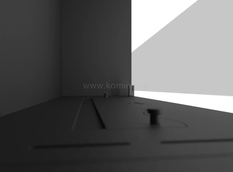 Biokominek do zabudowy INFIRE INSIDE BLACK 800 SLIM LINE