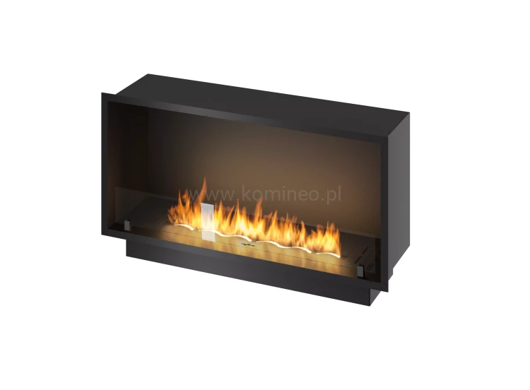 Biokominek do zabudowy INFIRE INSIDE BLACK 1000 SLIM LINE