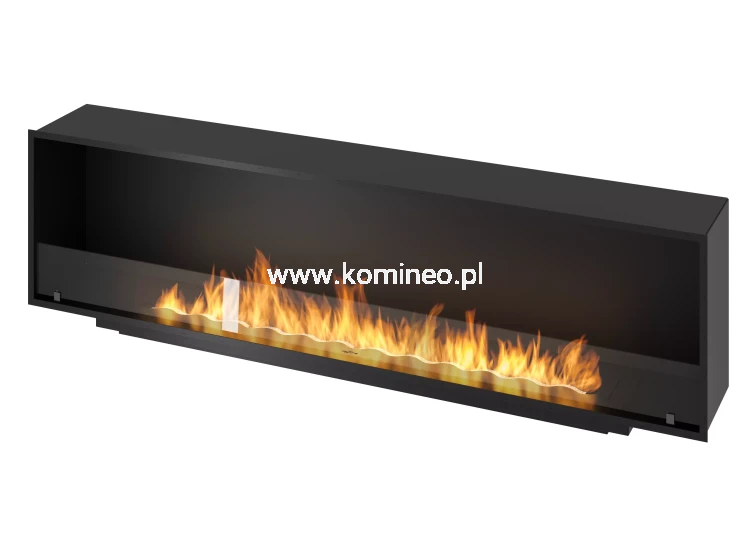 Biokominek do zabudowy INFIRE INSIDE BLACK 2000 SLIM LINE