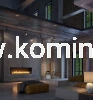 Biokominek do zabudowy INFIRE INSIDE BLACK 2000 SLIM LINE aranżacja