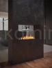 Biokominek do zabudowy INFIRE 2 SIDE 800 SLIM LINE vis a vis aranżacja