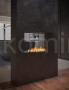 Biokominek do zabudowy INFIRE 2 SIDE 800 SLIM LINE vis a vis aranżacja