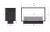 Biokominek do zabudowy INFIRE 2 SIDE 800 SLIM LINE vis a vis schemat