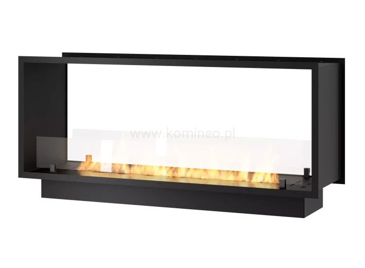 Biokominek do zabudowy INFIRE 2 SIDE 1200 SLIM LINE vis a vis