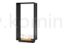 Biokominek do zabudowy INFIRE 2 SIDE 1400 SLIM LINE vis a vis pionowy