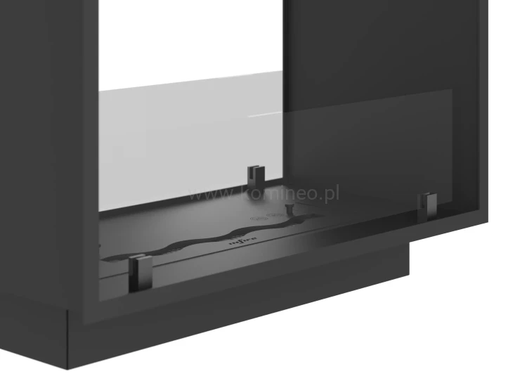 Biokominek do zabudowy INFIRE 2 SIDE 1400 SLIM LINE vis a vis pionowy
