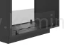 Biokominek do zabudowy INFIRE 2 SIDE 1400 SLIM LINE vis a vis pionowy