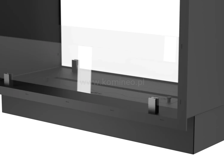 Biokominek do zabudowy INFIRE 2 SIDE 1400 SLIM LINE vis a vis pionowy