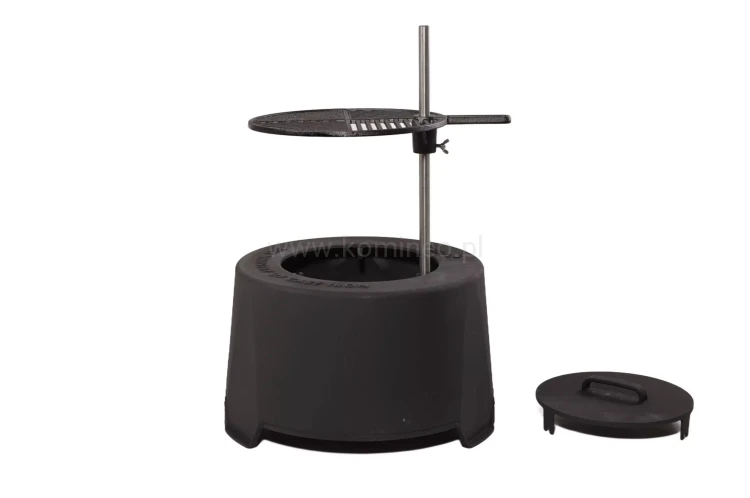 Żeliwne palenisko ogrodowe INFIRE INGARDEN FIREPLY, bezdymne, z grillem