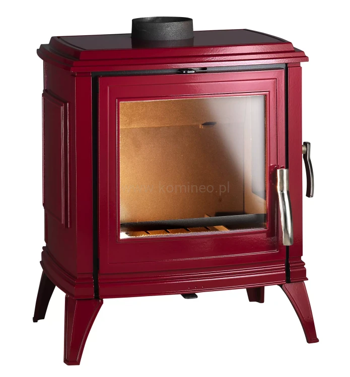 INVICTA SEDAN M 9160-47 emalia czerwona Piec kominkowy żeliwny