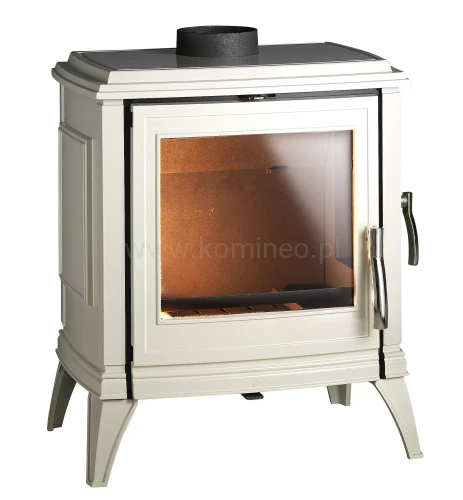 INVICTA SEDAN M 9160-46 emalia kremowa Piec kominkowy żeliwny