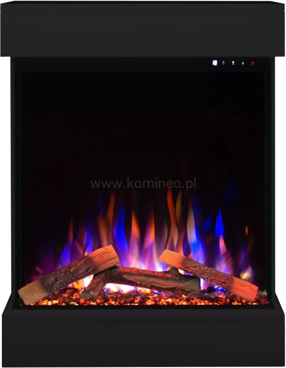 Kominek elektryczny trójstronny AFLAMO DAME BLACK