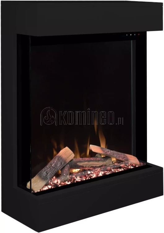 Kominek elektryczny trójstronny AFLAMO DAME BLACK