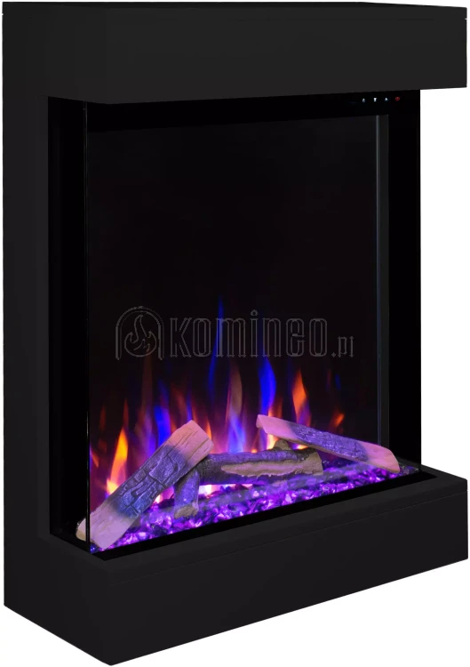 Kominek elektryczny trójstronny AFLAMO DAME BLACK