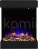 Kominek elektryczny trójstronny AFLAMO DAME BLACK