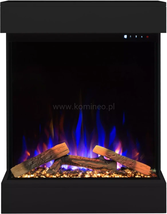 Kominek elektryczny trójstronny AFLAMO DAME BLACK