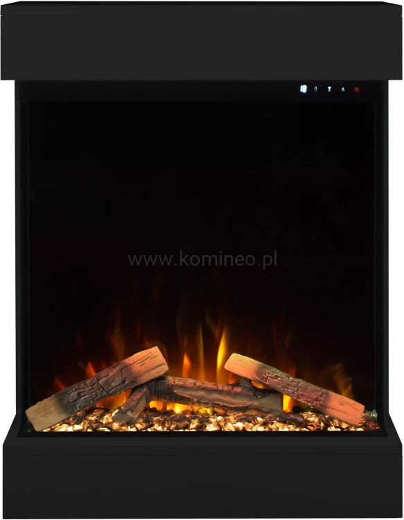 Kominek elektryczny trójstronny AFLAMO DAME BLACK