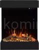 Kominek elektryczny trójstronny AFLAMO DAME BLACK