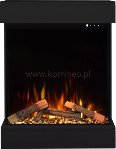 Kominek elektryczny trójstronny AFLAMO DAME BLACK