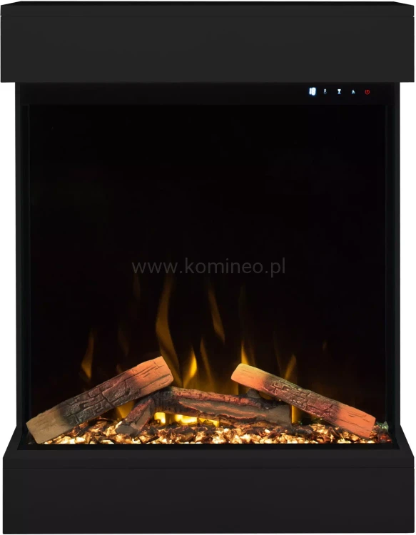 Kominek elektryczny trójstronny AFLAMO DAME BLACK