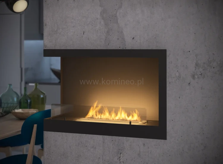 INFIRE INSIDE L800 Vers1 lewy Biokominek do zabudowy narożny