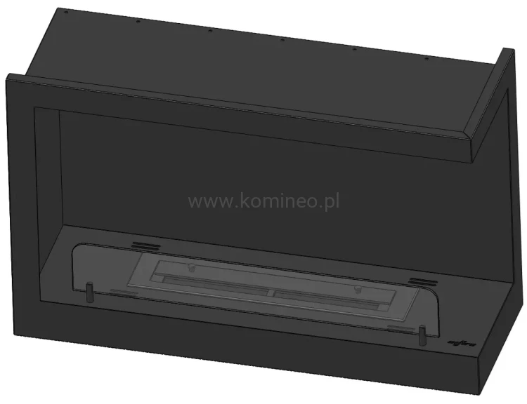 INFIRE INSIDE P800 Vers1 prawy Biokominek do zabudowy narożny