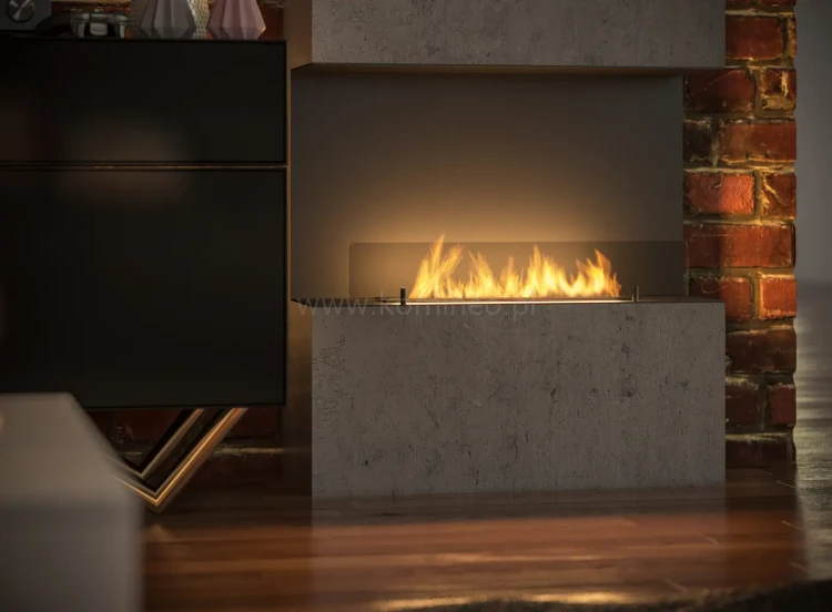 INFIRE INSIDE C800 Vers1 Biokominek do zabudowy trójstronny