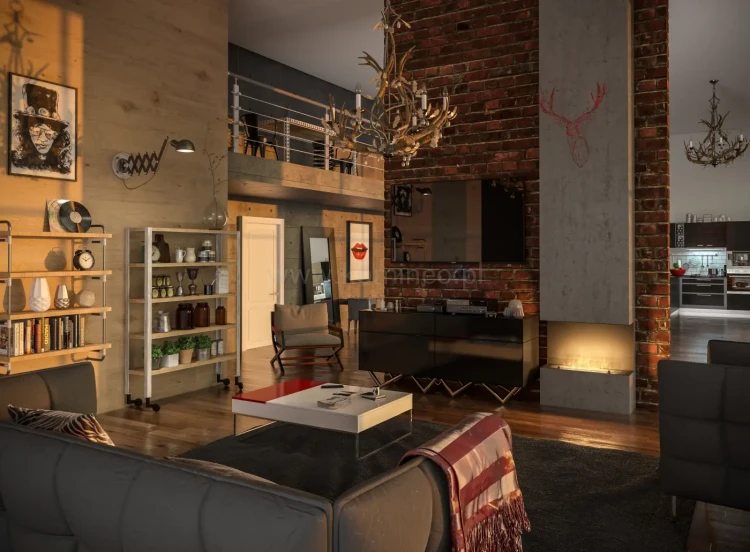 INFIRE INSIDE C800 Vers1 Biokominek do zabudowy trójstronny