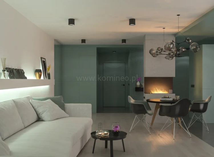 INFIRE INSIDE C800 Vers1 Biokominek do zabudowy trójstronny