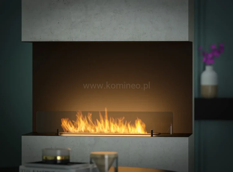 INFIRE INSIDE C800 Vers1 Biokominek do zabudowy trójstronny